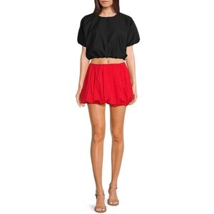 Women’s A New Day Red Bubble Skirt Small